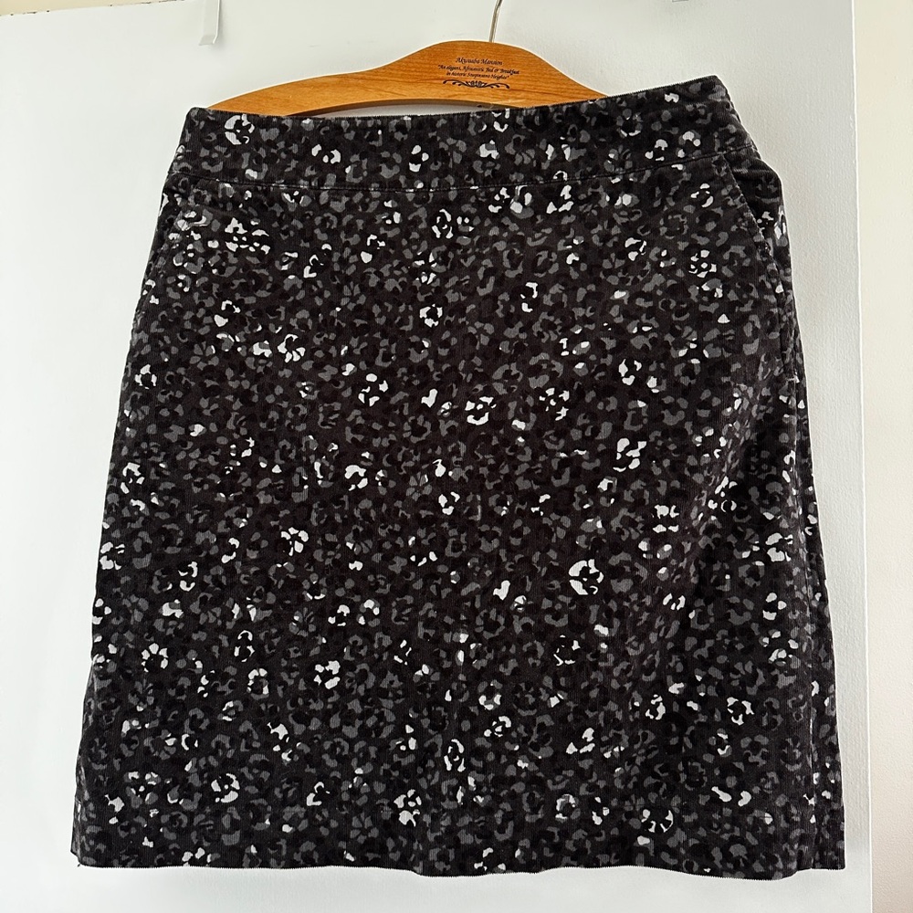 Talbots Black and White Pencil Mini Skirt for Cocktail